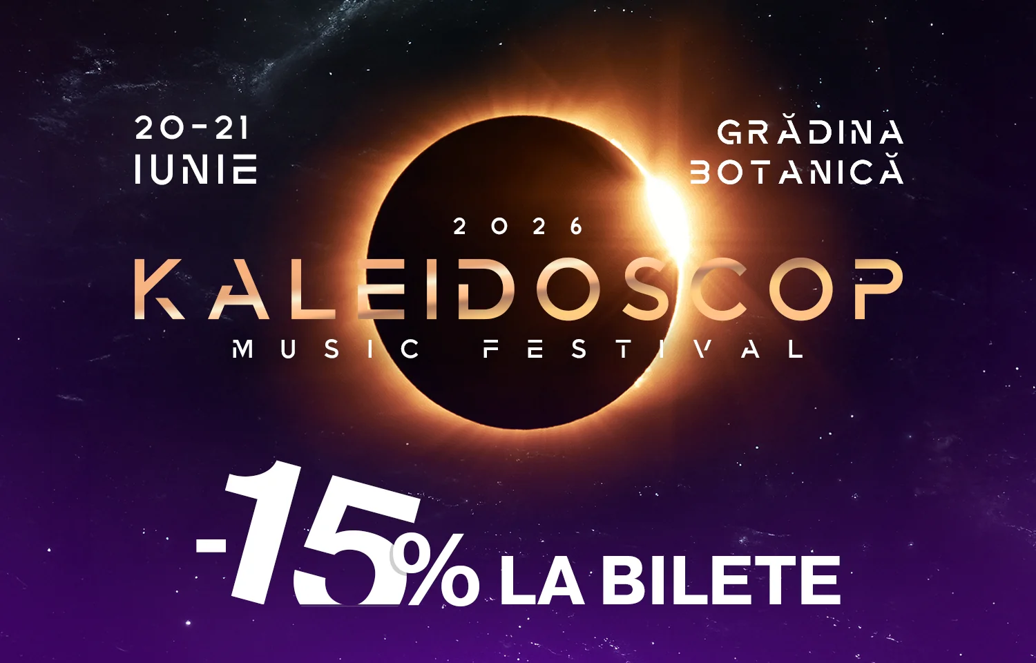 Bilete cu 15% reducere la Kaleidoscop pentru toți la Lumo STUDENT