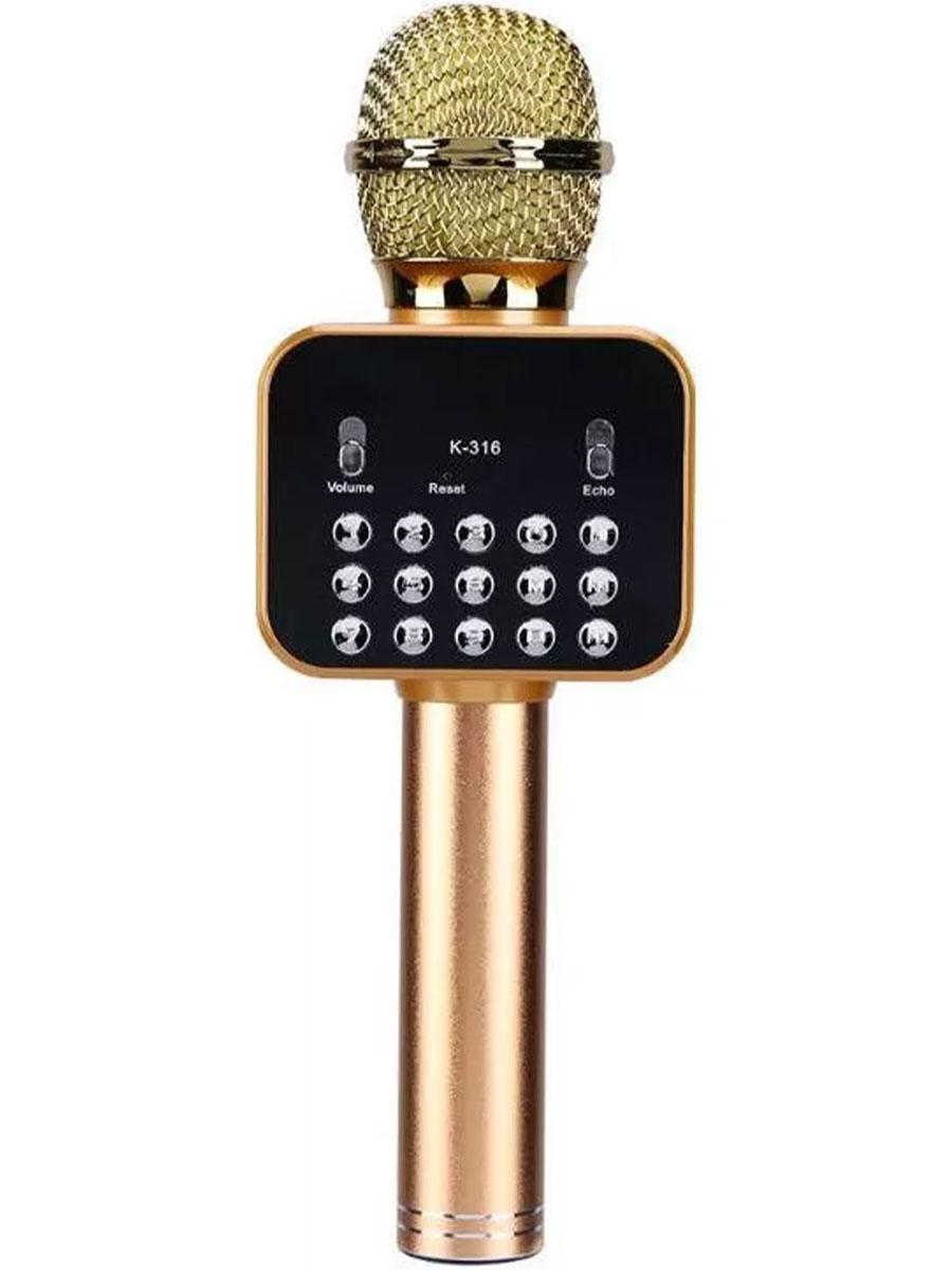 Difuzor portativ de karaoke Helmet Gold - Foto #1