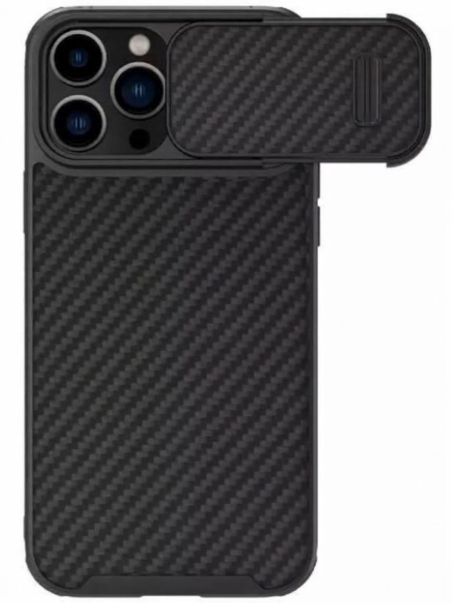 Чехол Nillkin FiberS Apple iPhone 14 Pro Black - Фото #1
