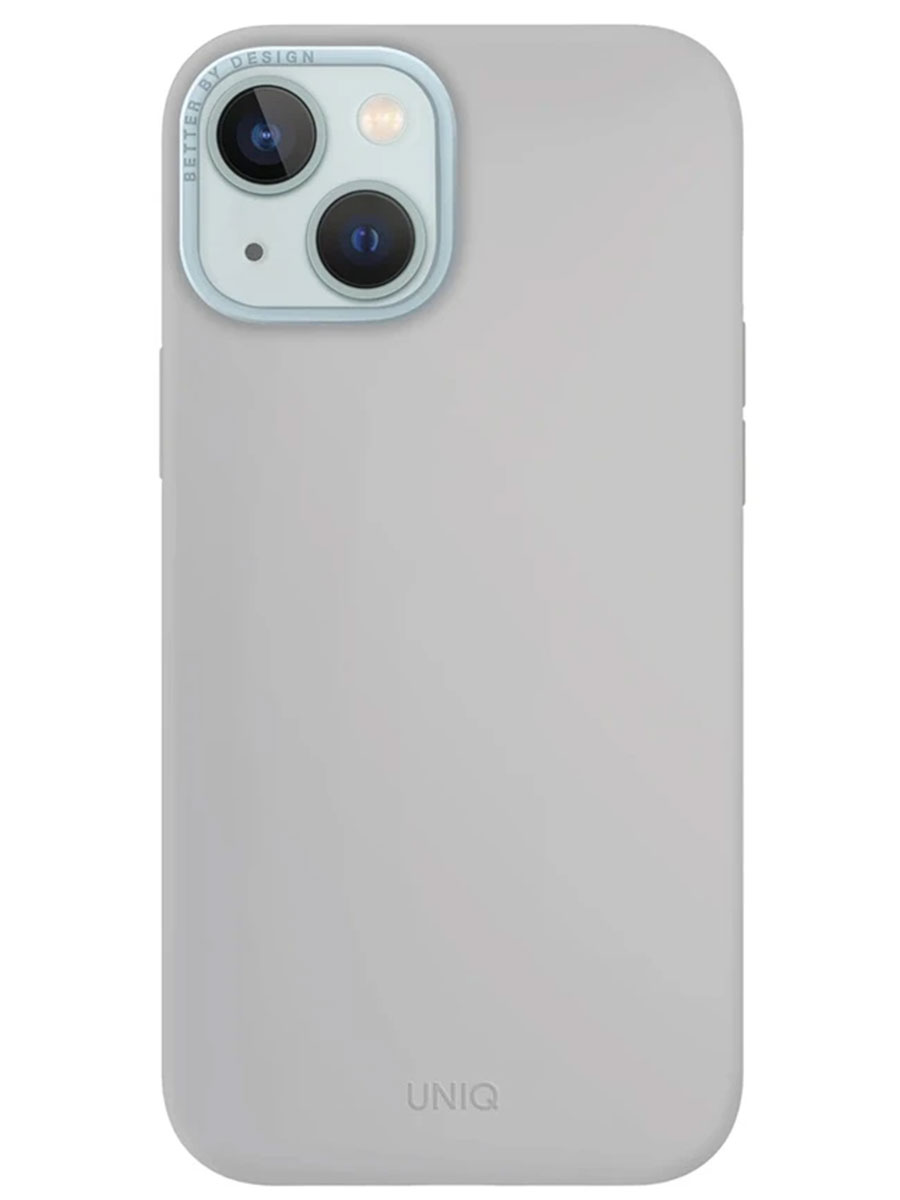 Husă Uniq Lino iPhone 15 Gray - Foto #1