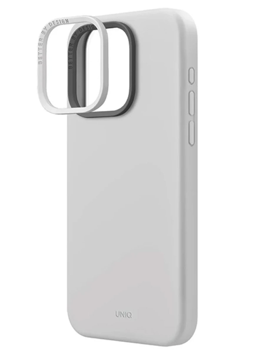 Husă Uniq Lino iPhone 15 Gray - Foto #2