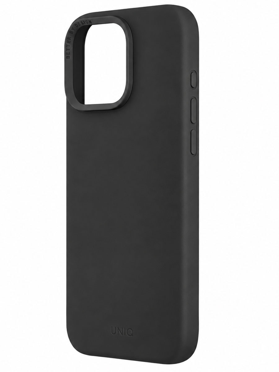 Husă Uniq Lino iPhone 15 Pro Black - Foto #2
