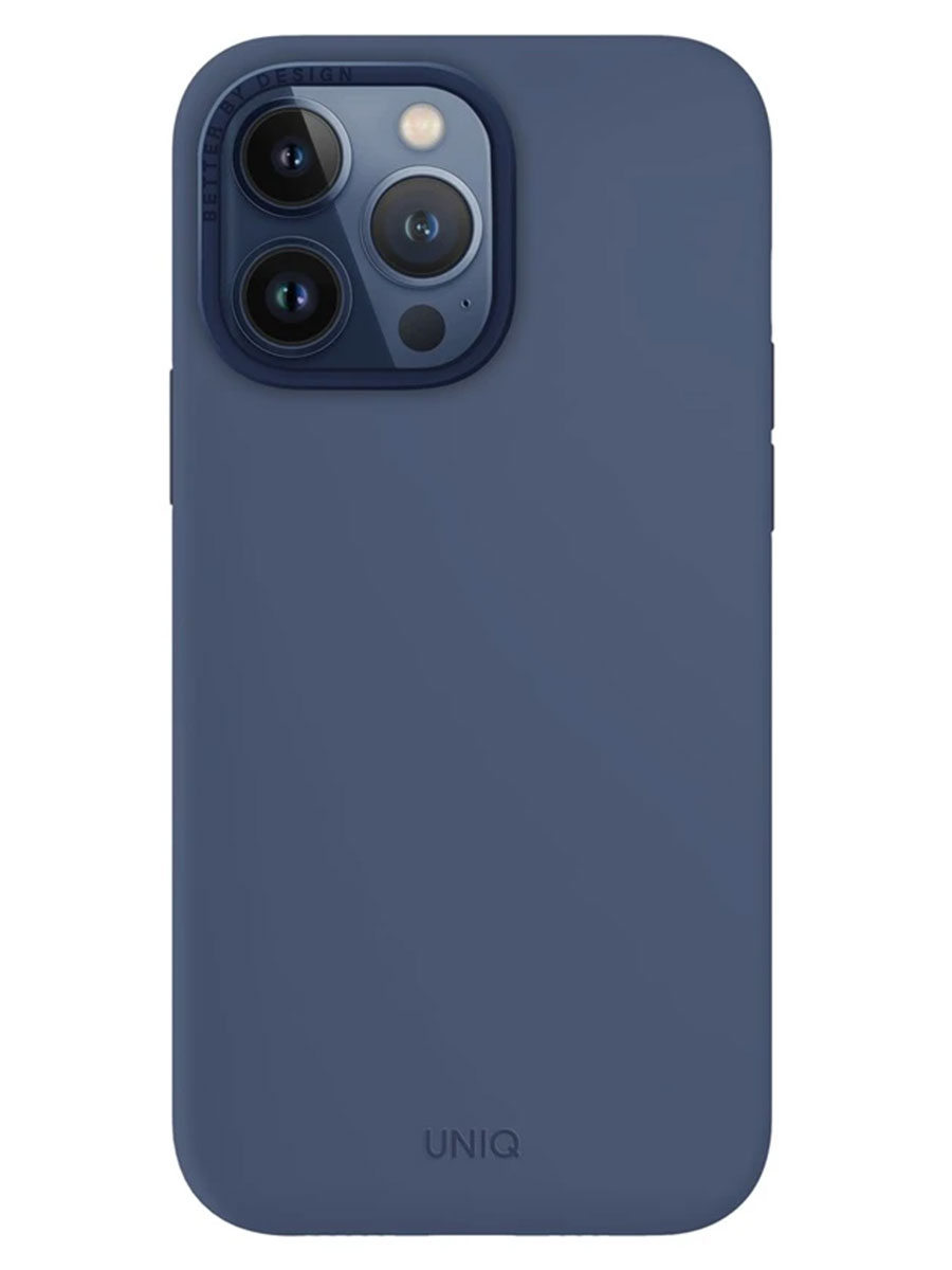 Husă Uniq Lino iPhone 15 Pro Blue - Foto #2