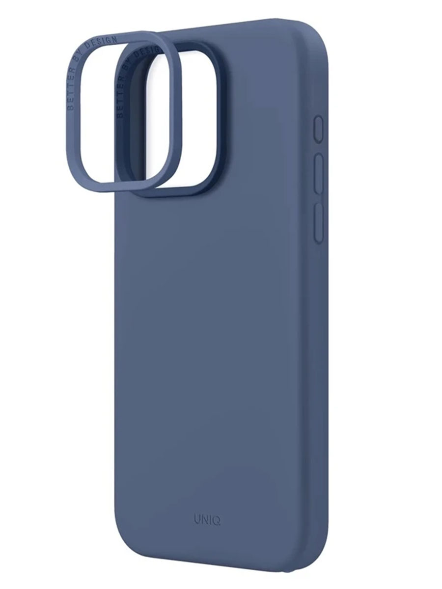 Husă Uniq Lino iPhone 15 Pro Max Blue - Foto #3