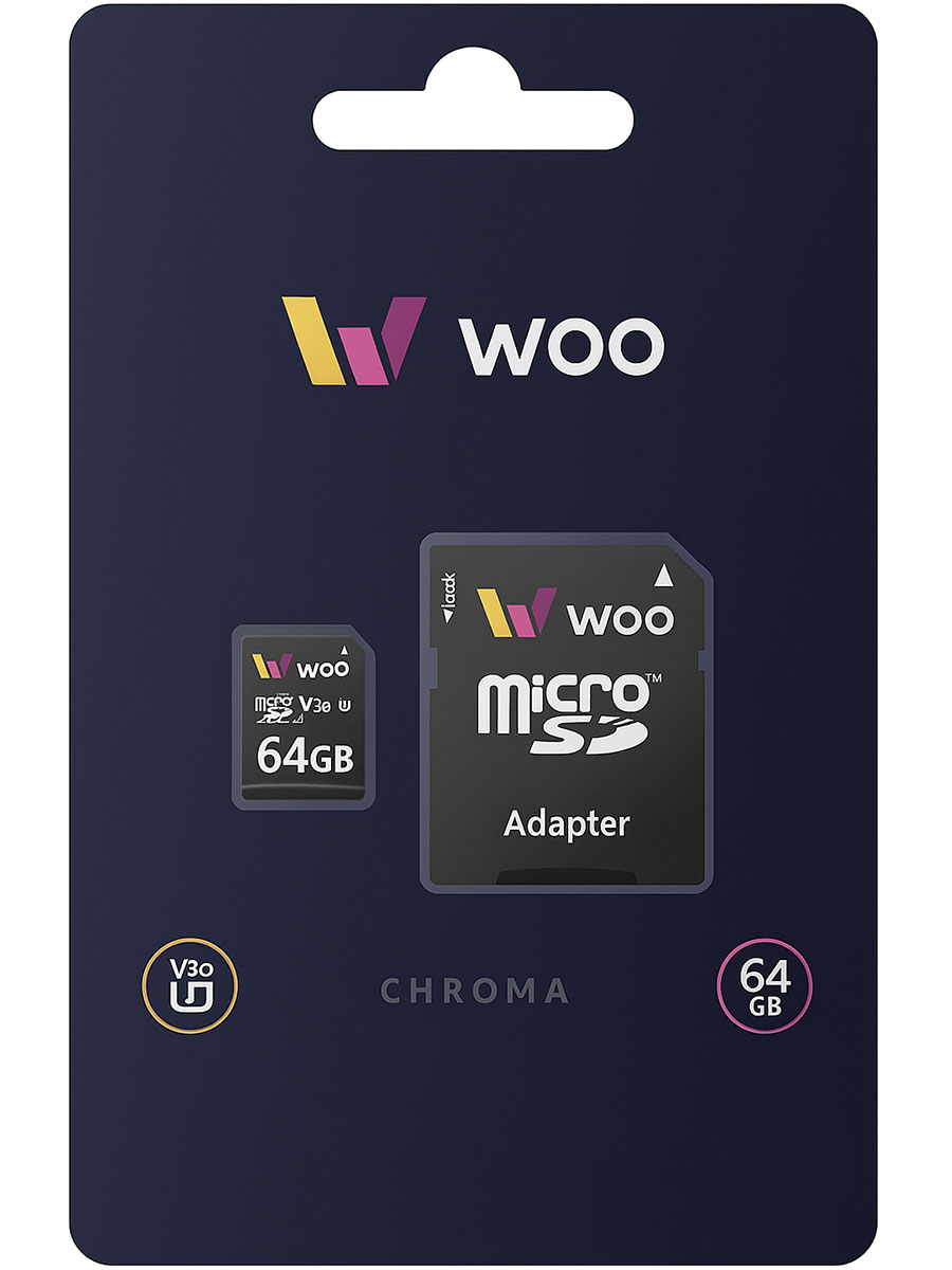 Card de memorie WOO 64GB UHS-I U3 V30 Ultra - Foto