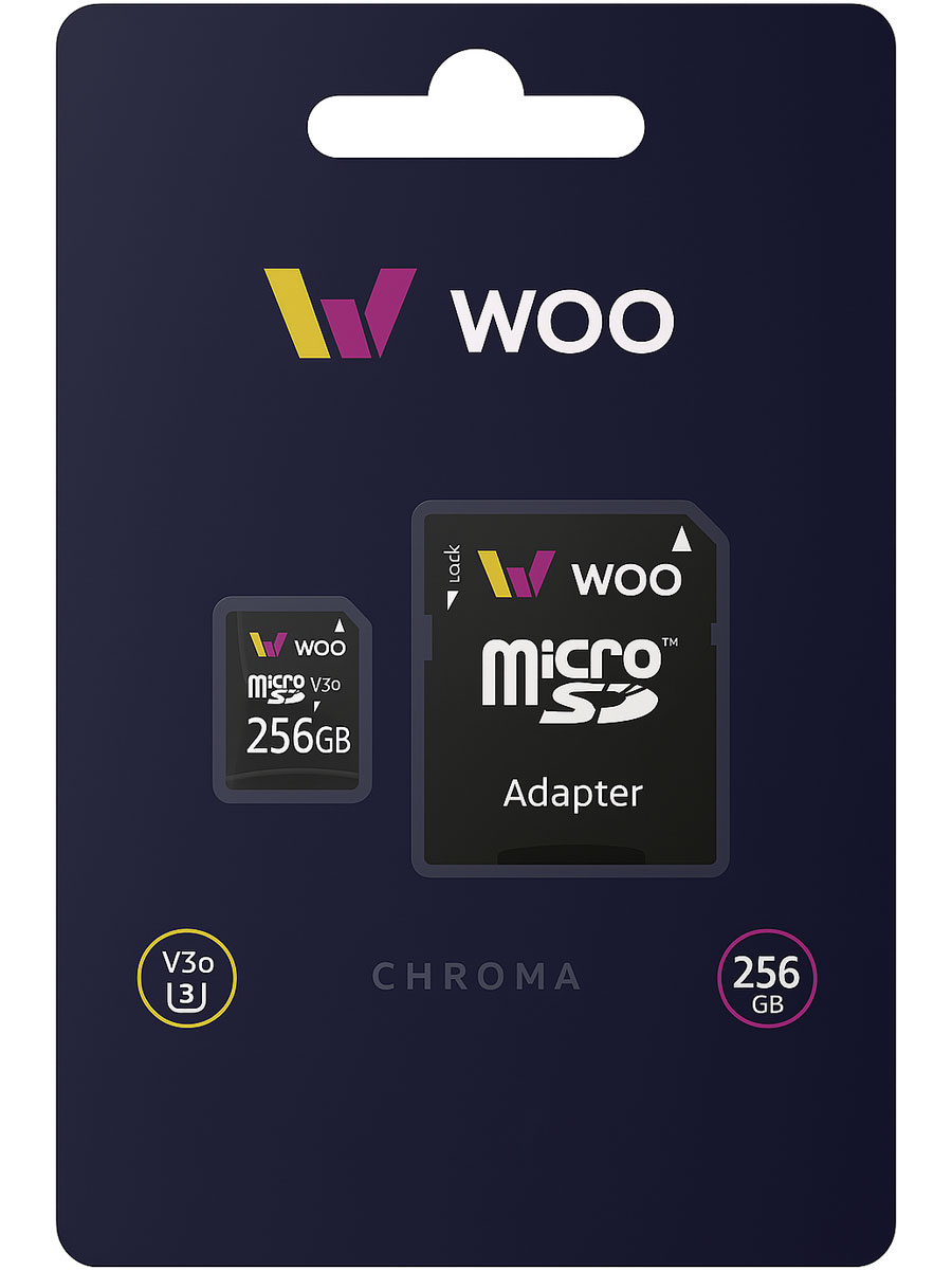 Карта памяти WOO 256GB UHS-I U3 V30 Ultra - Фото #1