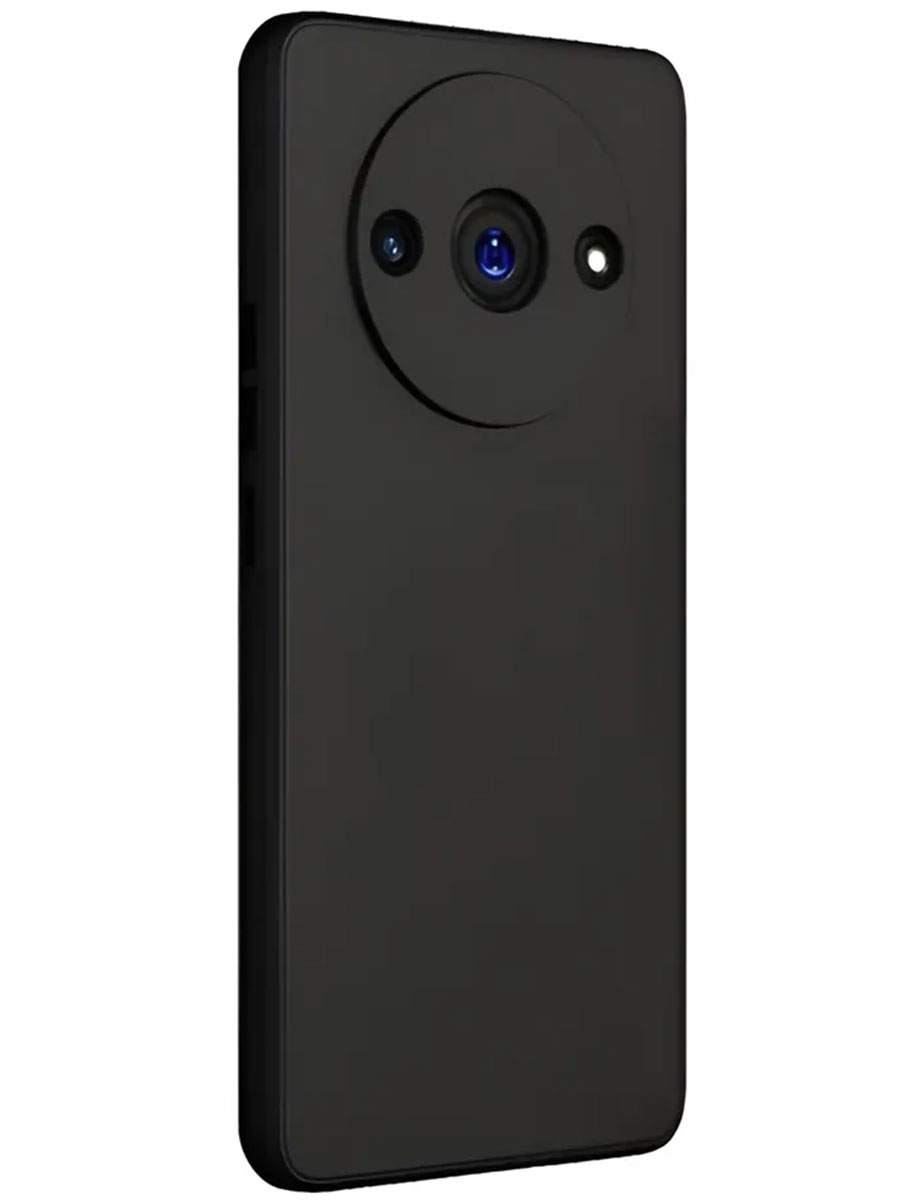 Husă WOO Liquid Xiaomi Redmi A3 Black - Foto #1