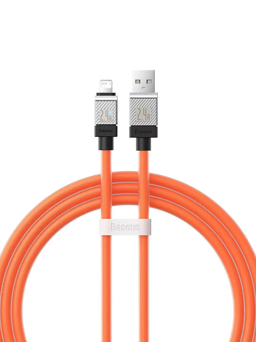 Кабель Baseus CoolPlay Series USB Type-A to Lightning 1m Orange - Фото