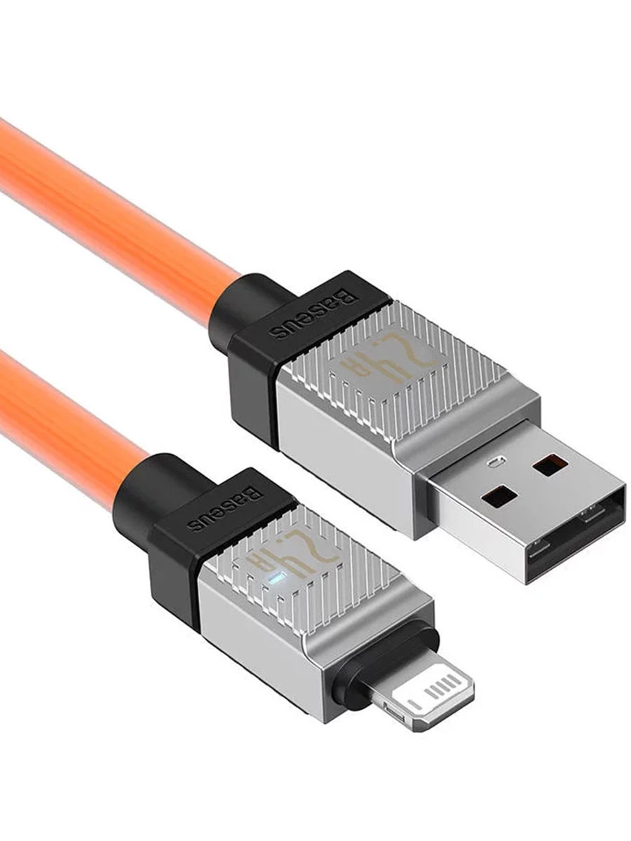 Кабель Baseus CoolPlay Series USB Type-A to Lightning 1m Orange - Фото #2