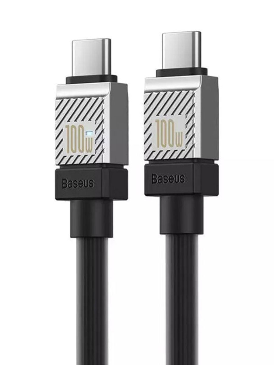 Cablu Baseus CoolPlay Series USB Type-C to USB Type-C 2m 100W Black - Foto #2