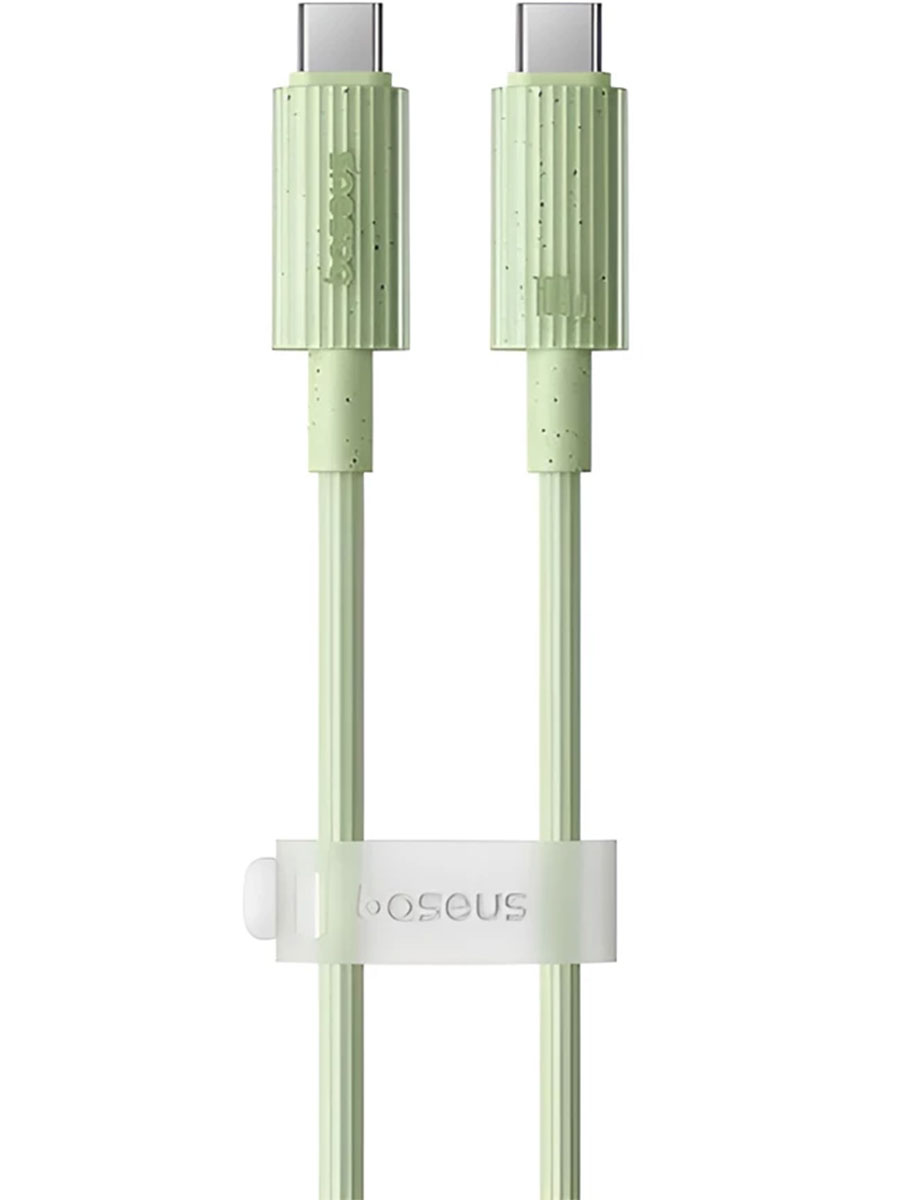 Кабель Baseus Habitat Series USB Type-C to USB Type-C 1m Green - Фото