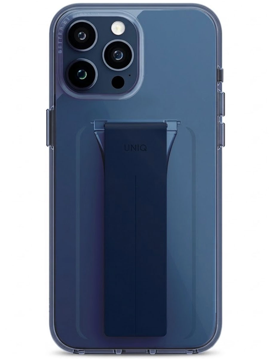 Husă Uniq Heldro Stand Apple iPhone 15 Pro Blue - Foto #1