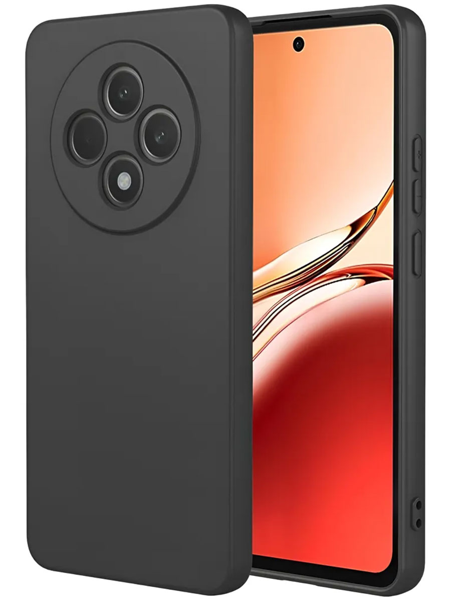 Чехол WOO Liquid Oppo Reno 12F/FS Black - Фото #1