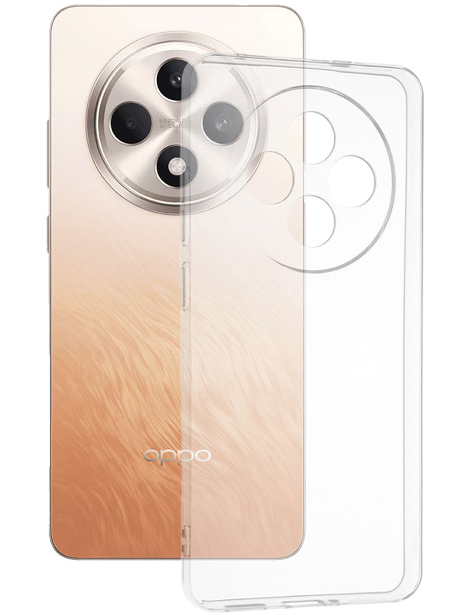Husă WOO Soft Oppo Reno 12F/FS Transparent - Foto #1