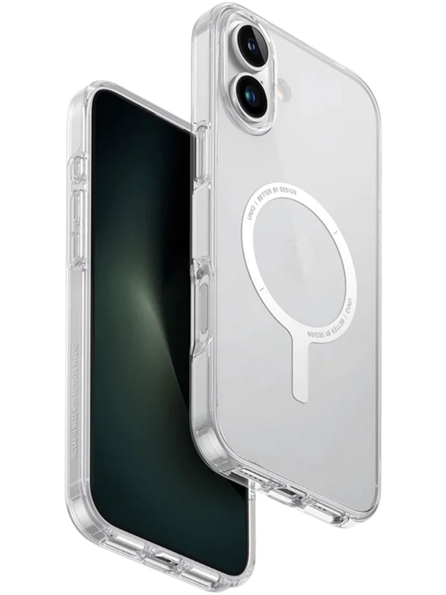 Чехол Uniq Hybrid iPhone 16 Plus Transparent - Фото #1