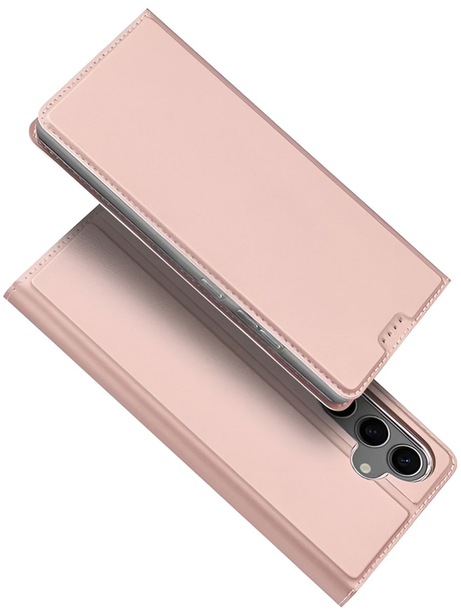 Husă Dux Ducis Flip Skin Samsung Galaxy S24 FE Pink - Foto #1