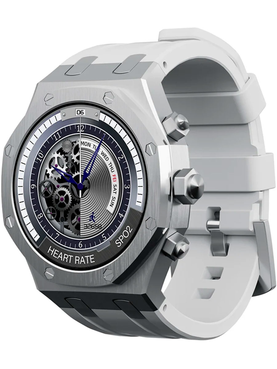 Ceas inteligent Charome T12 Silver - Foto #1