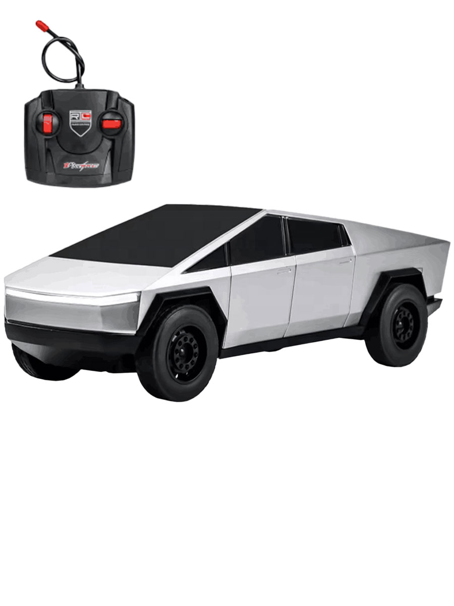 Mașină cu telecomadă WOO Tesla Cyber Pickup Gray - Foto