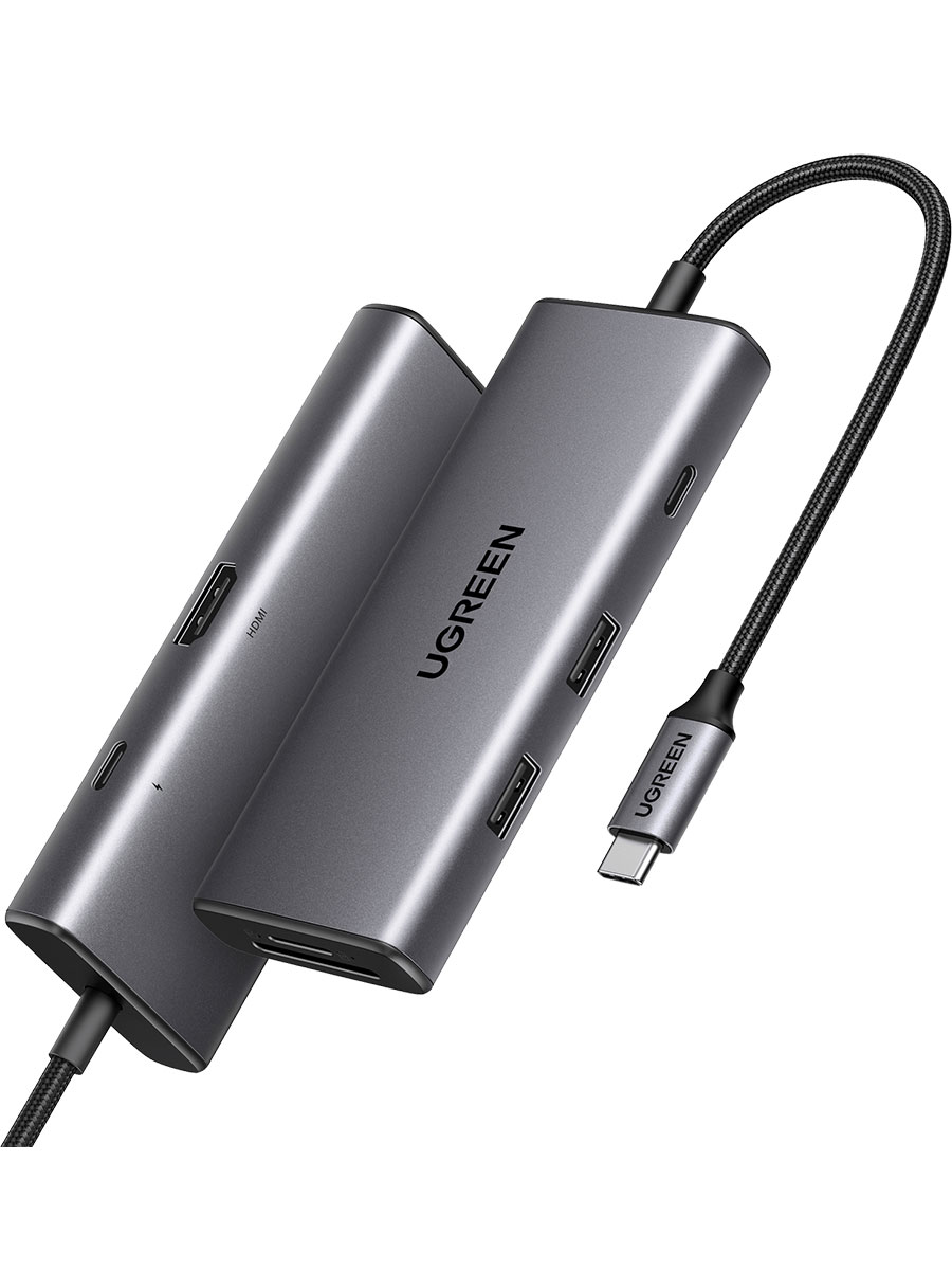 Adaptor UGREEN Revodok Pro 107 7in1 Grey - Foto #1