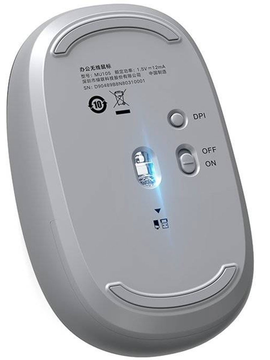 Mouse fără fir UGREEN MU105 Gray - Foto #2