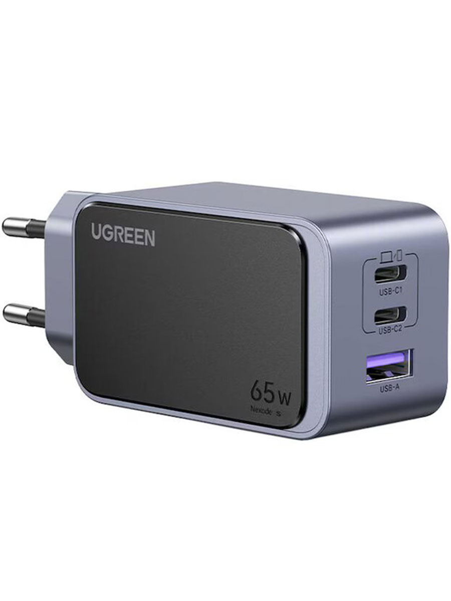 Сетевое зарядное устройство UGREEN Nexode 65W Black - Фото