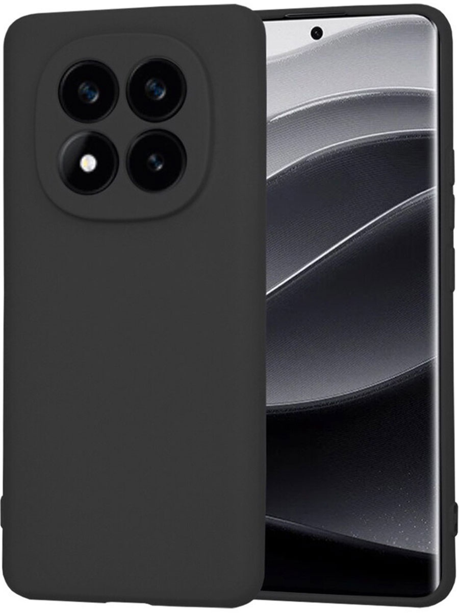 Чехол WOO Liquid Xiaomi Redmi Note 14 Pro 4G Black - Фото #1