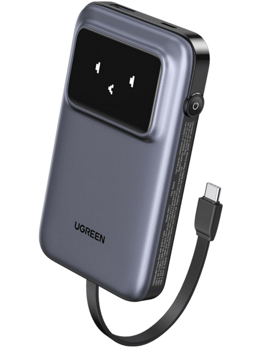 Acumulator extern UGREEN Uno 30W 10000mAh Gray - Foto