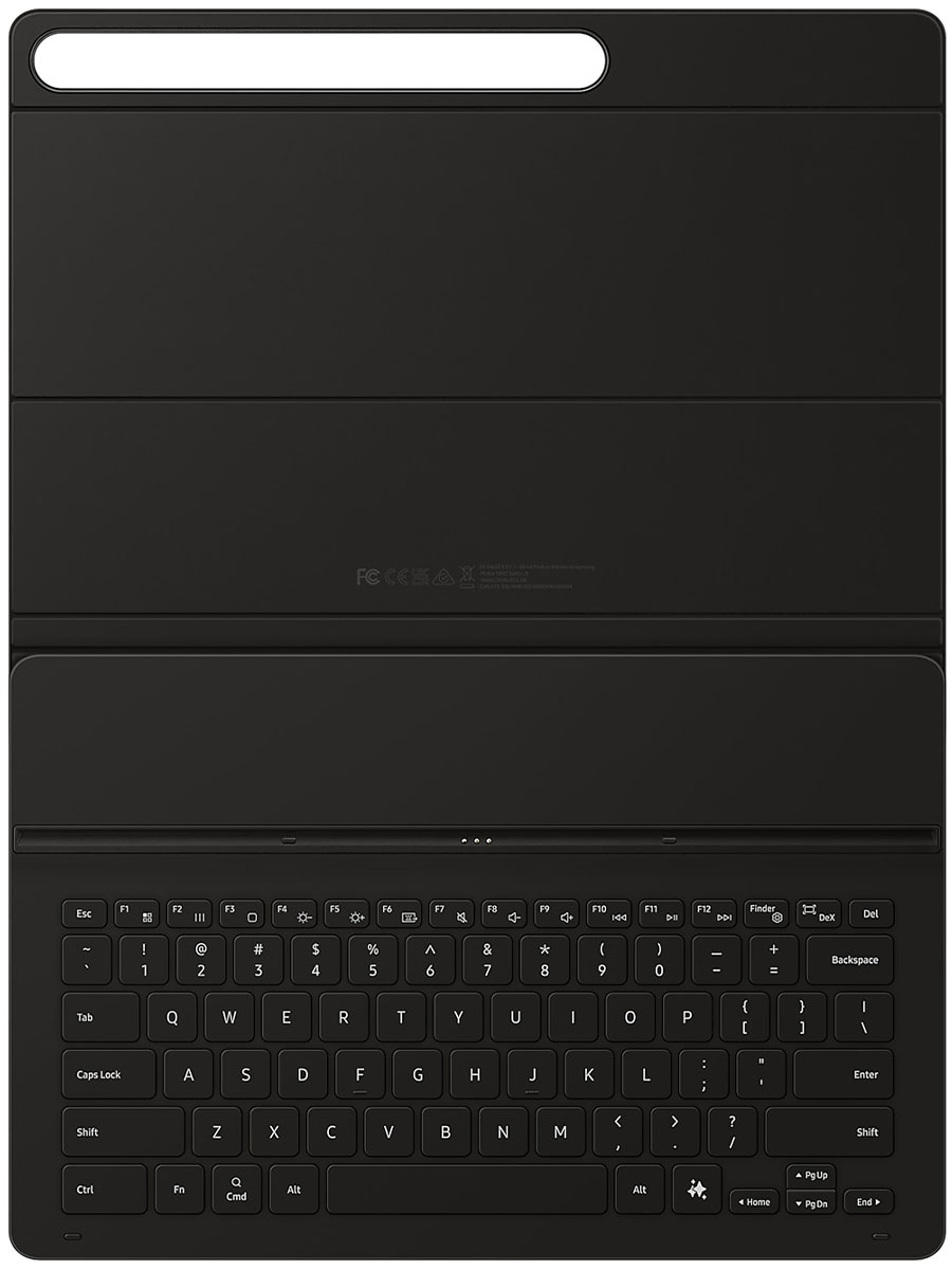 Husă Samsung Galaxy Tab S10 FE+ Book Cover Keyboard Slim Black - Foto #2