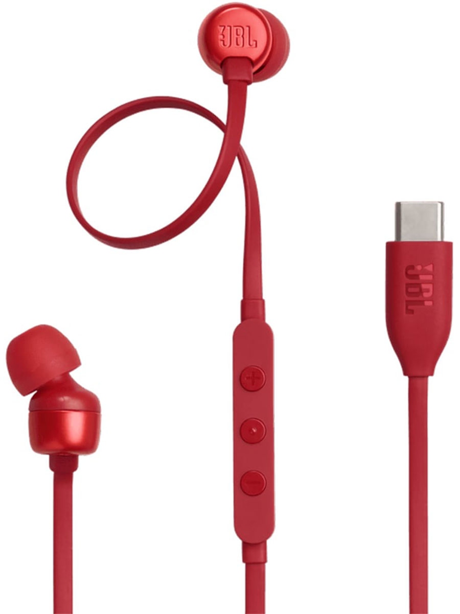 Căști cu fir JBL Tune 310C Red - Foto