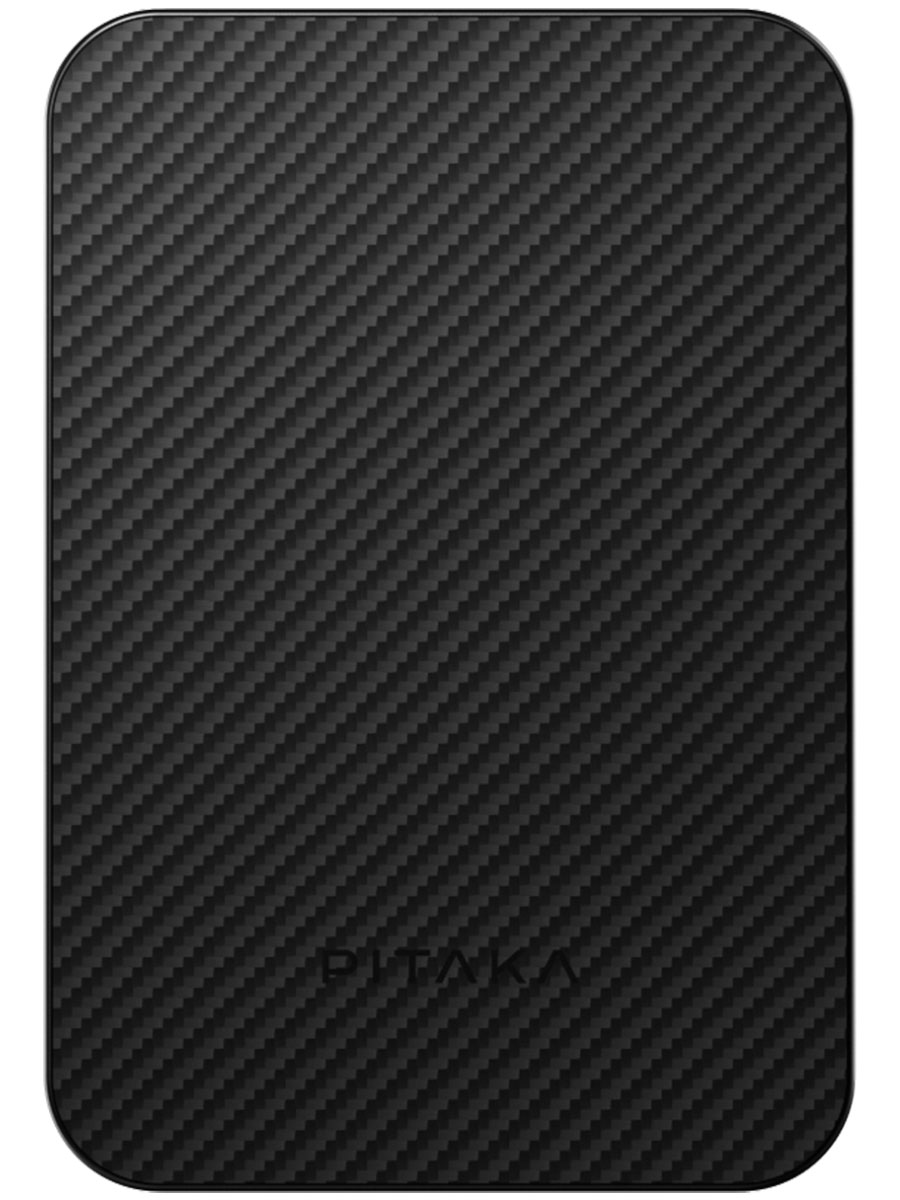 Портативное зарядное устройство Pitaka Aramid Fiber Magnetic 5000 mAh 15W Black - Фото #1