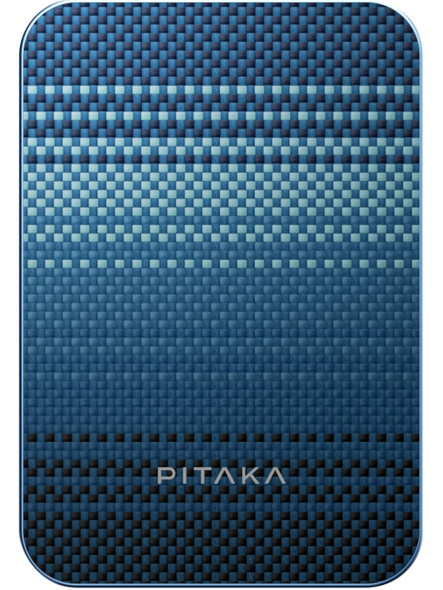 Acumulator extern Pitaka Aramid Fiber Magnetic 5000 mAh 15W Moonrise - Foto #1