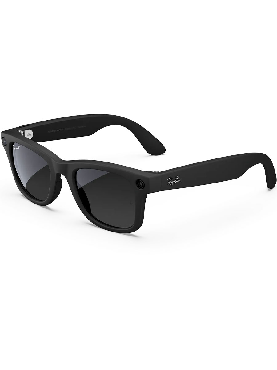 Умные очки Ray-Ban Meta Wayfarer G15 Gradient Graphite Matte Black - Фото