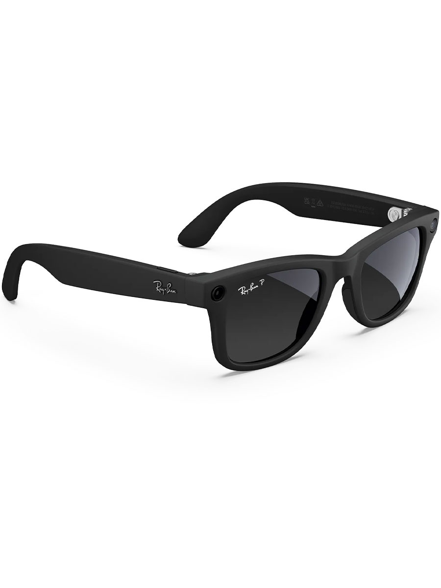 Ochelari inteligenți Ray-Ban Meta Wayfarer G15 Gradient Graphite Matte Black - Foto #3