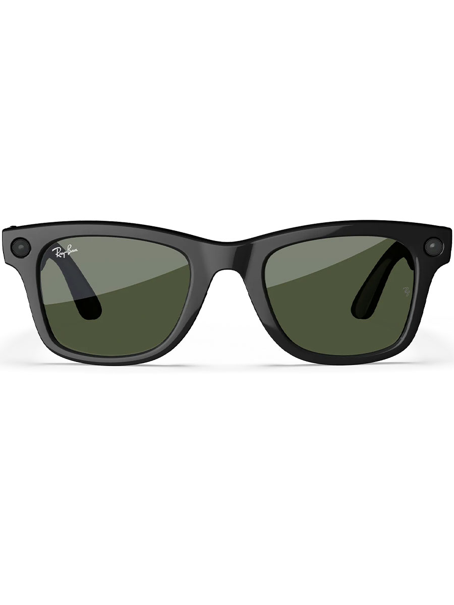 Умные очки Ray-Ban Meta Wayfarer G15 Green Lens Shiny Black - Фото #2