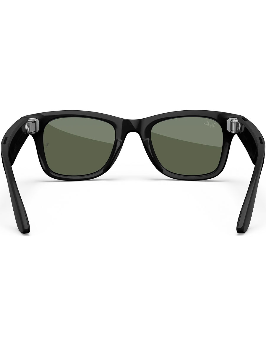 Умные очки Ray-Ban Meta Wayfarer G15 Green Lens Shiny Black - Фото #4