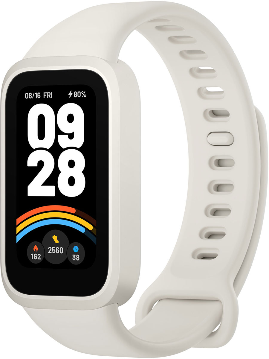 Brățară Fitness Xiaomi Smart Band 9 Active Beige White - Foto