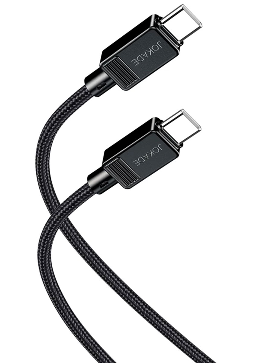 Кабель Jokade JA050 USB Type-C to USB Type-C 1m Black - Фото #1