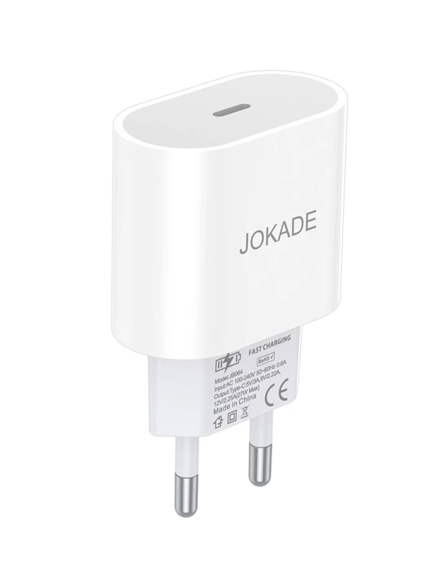 Сетевое зарядное устройство Jokade JB064 30W White - Фото #1