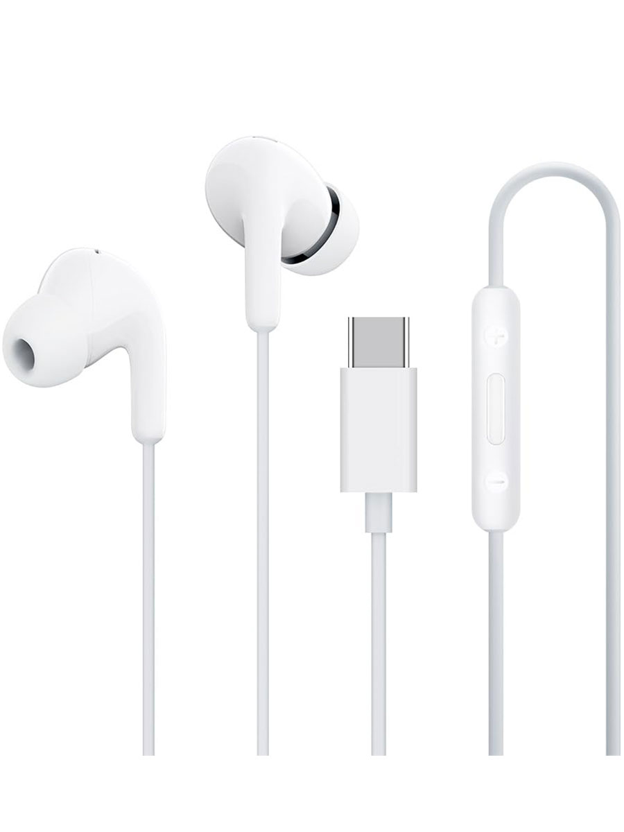Проводные наушники Xiaomi Earphones Type-C White - Фото