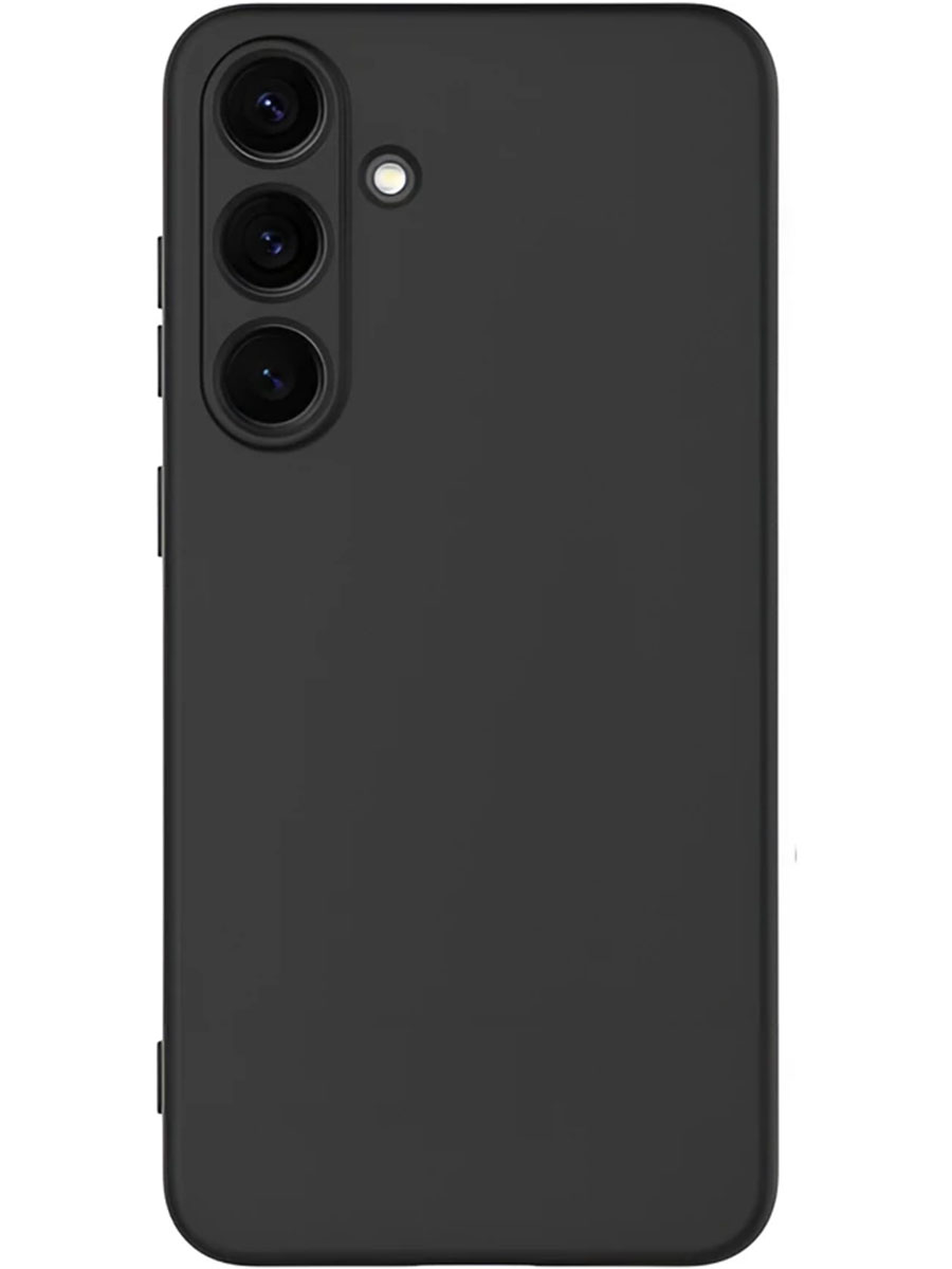 Чехол WOO Liquid Samsung Galaxy S25 FE Black - Фото #1