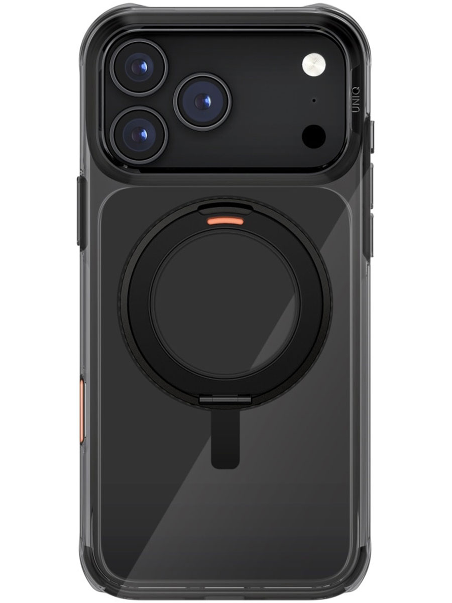 Husă Uniq Swivix Rotating Kickstand iPhone 17 Pro Max Black - Foto #1