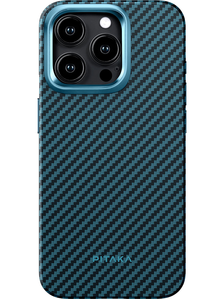 Чехол Pitaka iPhone 15 Pro MagEZ Case Pro 4 Blue - Фото #1