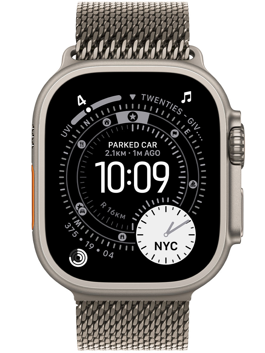 Умные часы Apple Ultra 3 2025 Natural Titanium Milanese Loop S - Фото #2