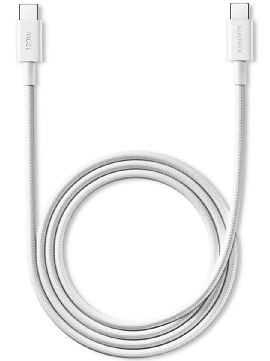 Cablu Xiaomi 6A High-Speed USB4 Braided USB Type-C to USB Type-C 1m - Foto #1