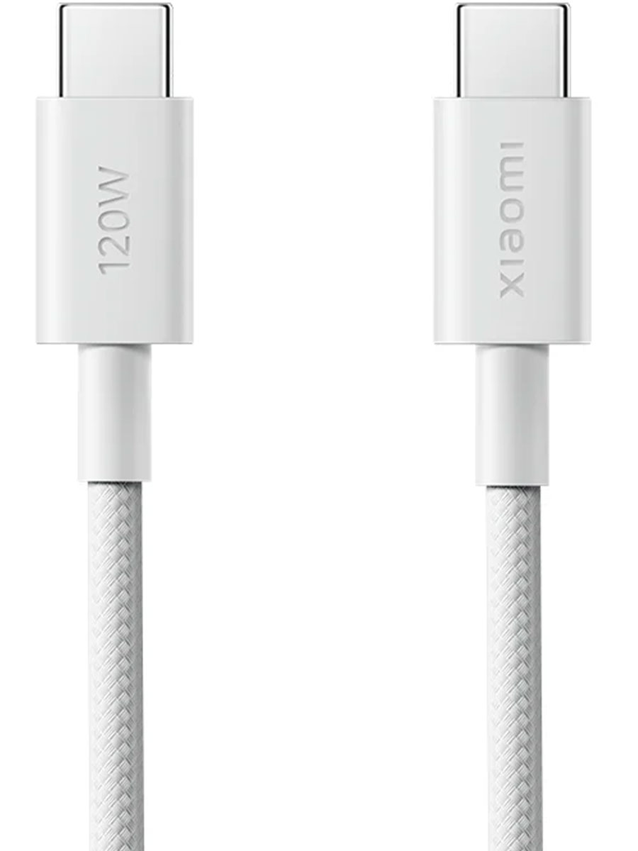 Кабель Xiaomi 6A Braided USB Type-C to USB Type-C 1m - Фото #2