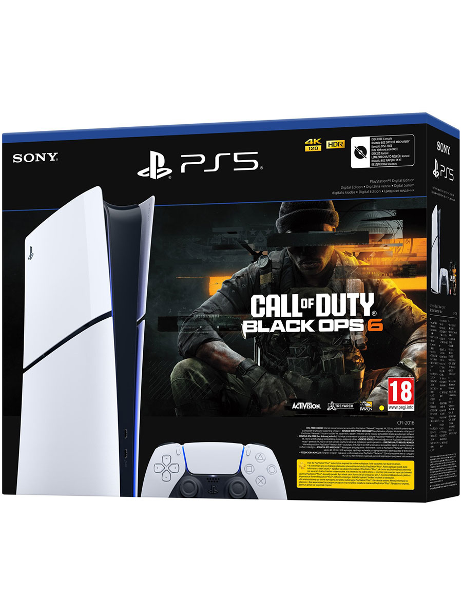 Consolă Sony PlayStation 5 Slim Digital Edition 1TB White + Call of Duty: Black Ops 6 - Foto #1