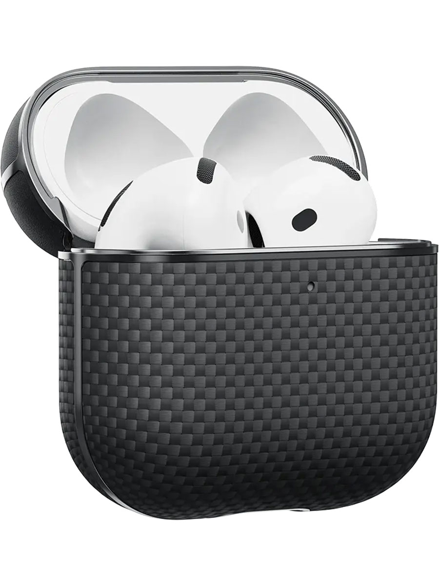 Чехол Pitaka Apple AirPods 4 Aramid Fiber Black - Фото #2
