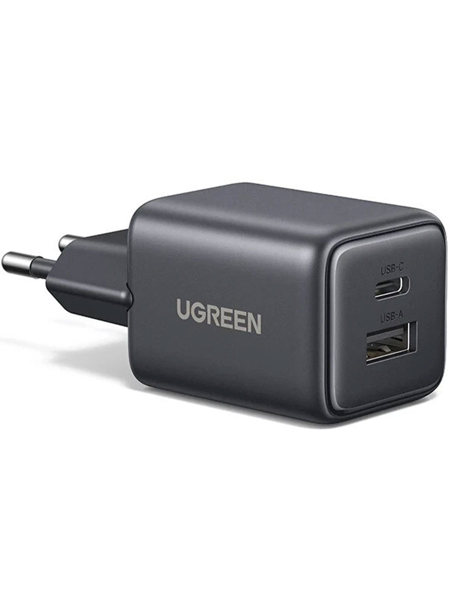 Сетевое зарядное устройство UGREEN GaN 20W Black - Фото