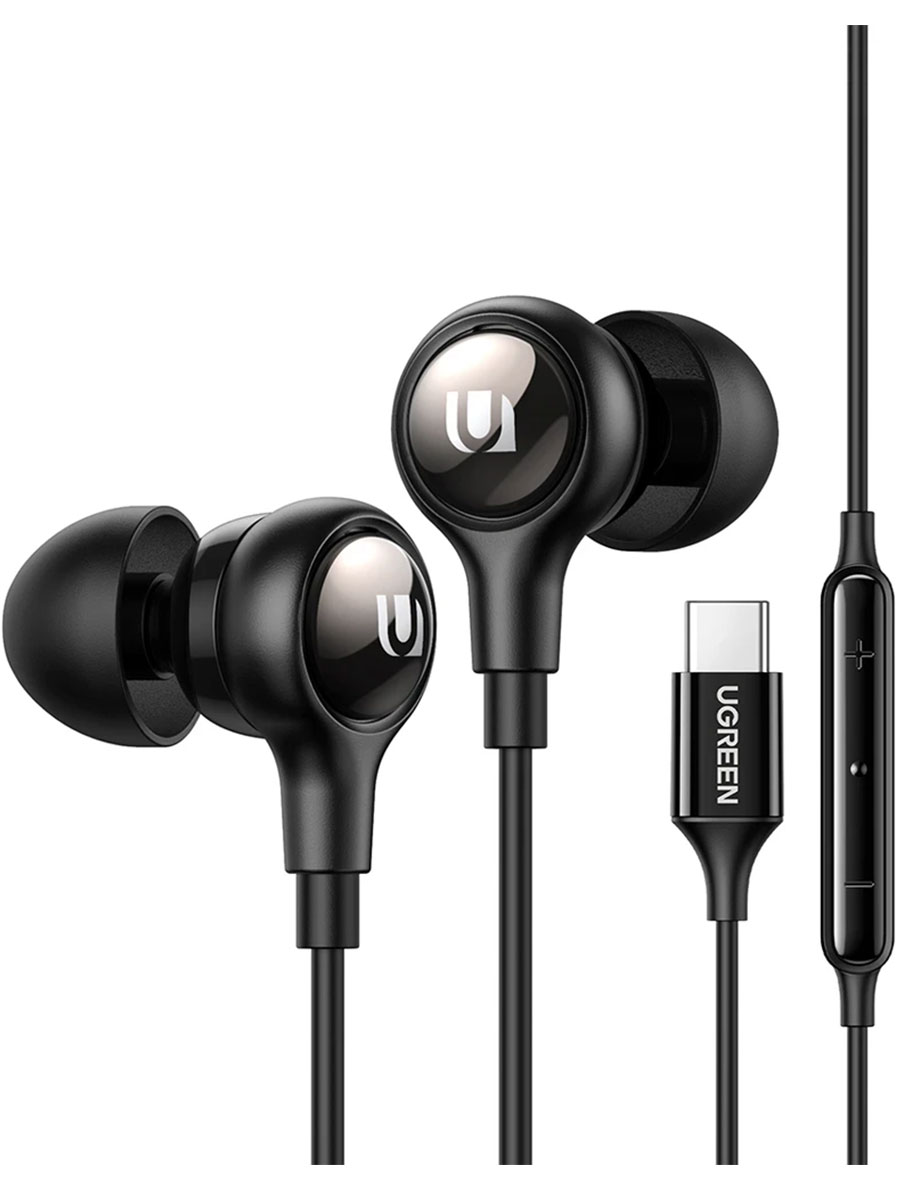 Căști cu fir UGREEN EP103 USB Type-C Black - Foto