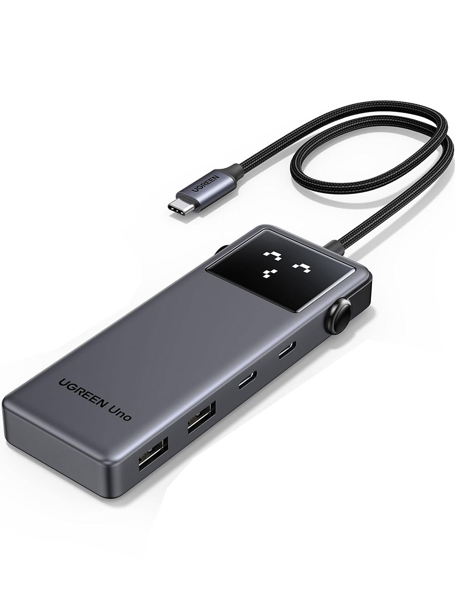 Adaptor UGREEN Uno 6in1 4K 10Gbps Grey - Foto #1